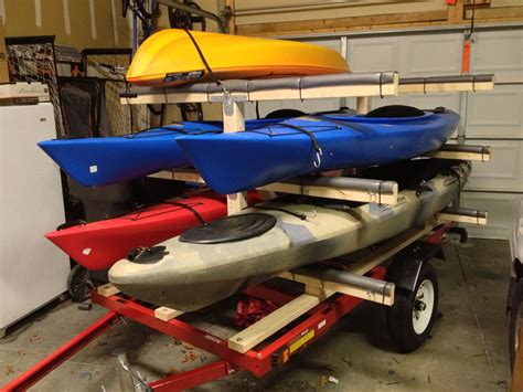 Maybe you would like to learn more about one of these? Homemade Kayak Trailer Rack | Fishing | Pinterest