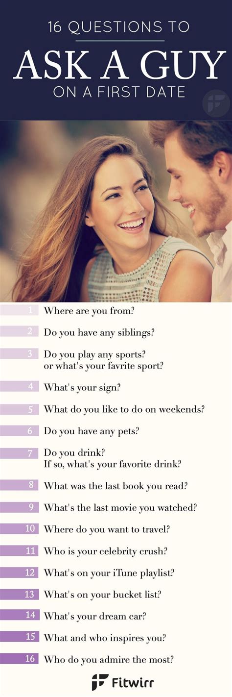16 Questions To Ask A Guy On Your First Date Dating Quotes