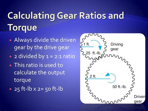 Ppt Gear Ratios Powerpoint Presentation Free Download Id6695664
