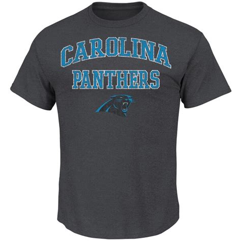 Mens Carolina Panthers Gray Team Shine Vi T Shirt