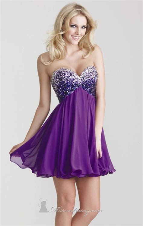 Short Purple Prom Dress 318 00 Girls Night Out Dresses Purple Prom Dress Short Purple