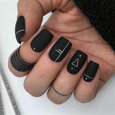 Матовый маникюр Acrylic Nails Coffin Short Squoval Nails Square