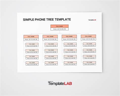 13 Free Phone Tree Templates Word Powerpoint Pdf