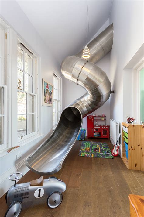 Bathrooms, bedrooms, and shared space entryways can all benefit from a sliding barn door implement, and while you wouldn't think a farmyard staple would offer much versatility. Family home features 20ft, £10,000 slide from kids' room ...