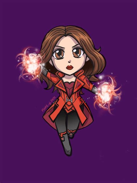 Scarlet Witch Cartoon Picture Super Heroes Zone