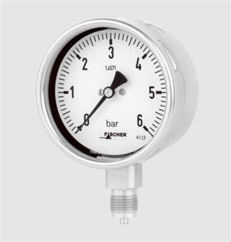 Pressure Gauge Bourdon Tube Dial Process Robust Ritm Industry