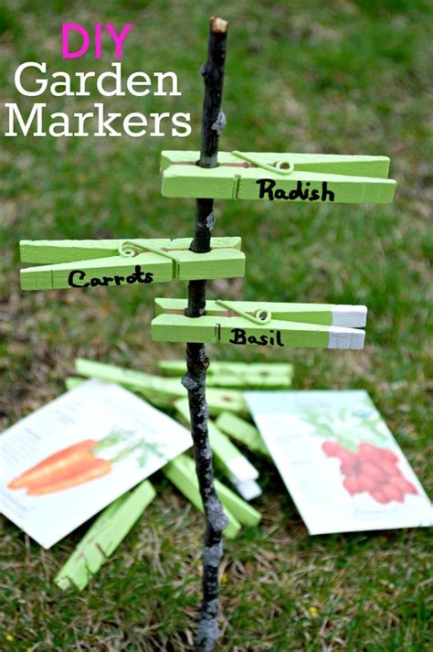 Everything Plants And Flowers Easy Diy Garden Markers