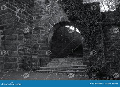 A Stone Arch And Steps In Fort Tryon Park Editorial Photography Image