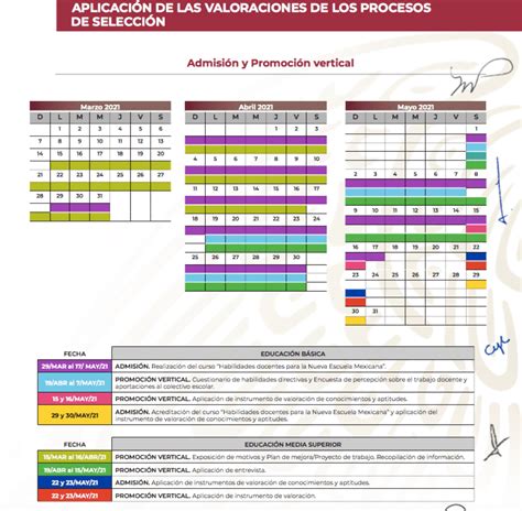 Los calendarios son fáciles de guardar como documento pdf o imprimir; Calendario Anual Para el Proceso de Selección de Maestros ...