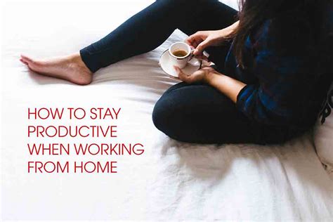 How To Stay Productive When Working From Home Talented Ladies Club