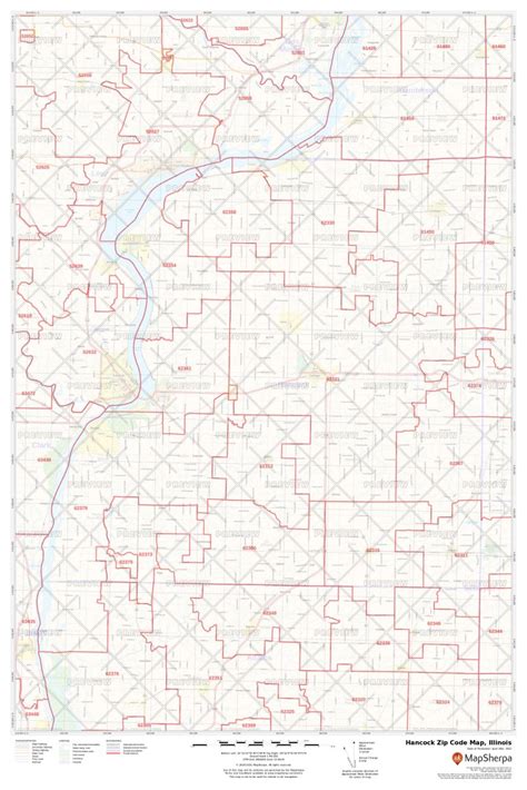 Hancock Zip Code Map Illinois Hancock County Zip Codes