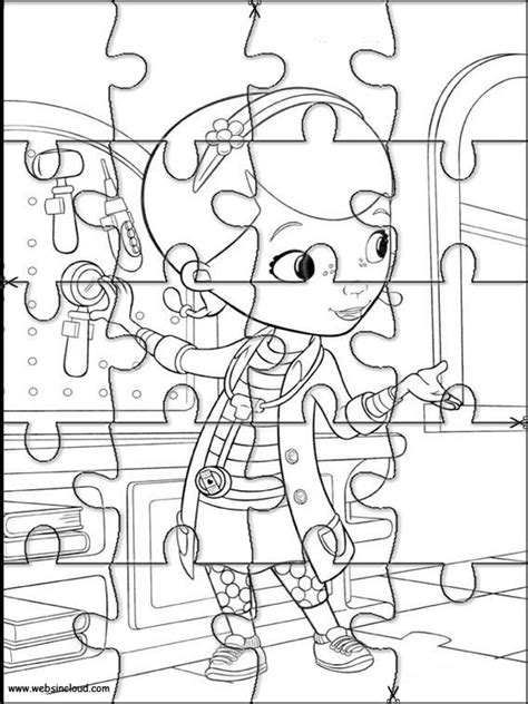 Esta es la traducción española de un juego que primero fue publicado en inglés. Doc McStuffins Puzzle to cut out 5