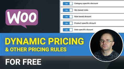 Woocommerce Pricing Rules And Dynamic Pricing For Free Youtube