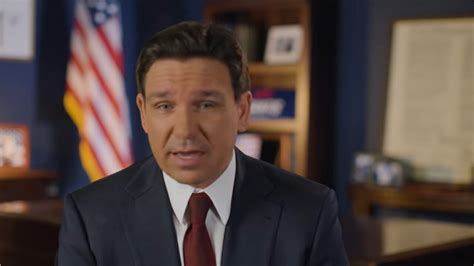 Ron Desantis Suggests His Presidential Campaign Began Right After Re