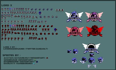 Lord X Ultimate Sprites By Azzy109 On Deviantart