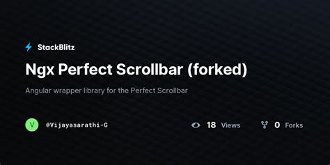 Ngx Perfect Scrollbar Forked Stackblitz