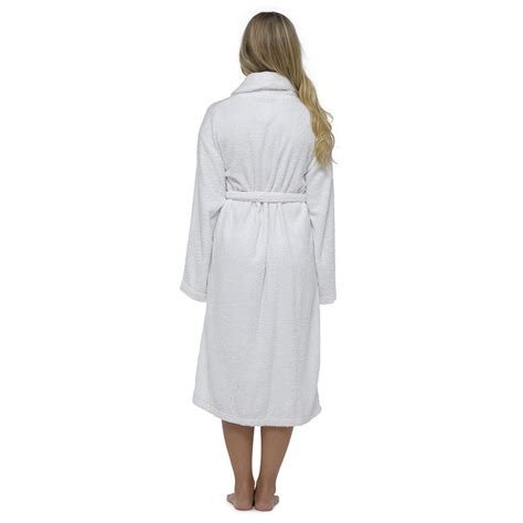 womens ladies 100 cotton terry towelling bath robe dressing gown size 8 22 ebay