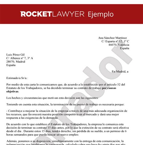 Ejemplo De Carta Finiquito Laboral Modelo De Informe