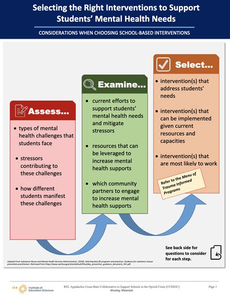 Selecting The Right Interventions To Support Students Mental Health