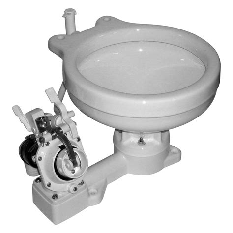 Raritan 25m00l Marine Bowl Standart Left Head Toilet With Manual