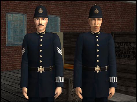 Disemporium Clothing Service Sims Victorian Police Uniform Sims 2