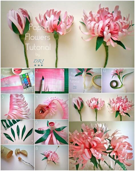 Pretty Diy Paper Flowers To Make For Home