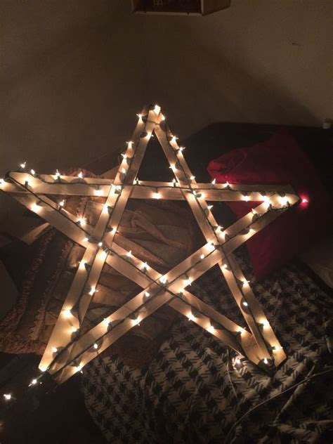 Diy Christmas Wooden Star With Lights Outdoor Christmas Decorations