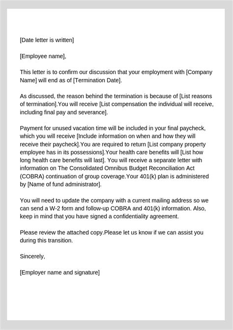 Nov 11, 2020 · employment letter sample. How to Write a Termination Letter (With Sample) | Zenefits