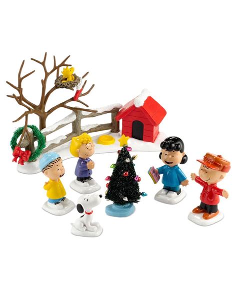 Department 56 Peanuts Village Merriest Christmas Set Collectible
