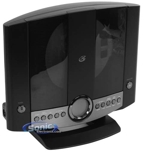 Gpx Hm3817dt Micro Amfm Radio Cd Shelf System Hm3817dtblk