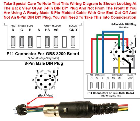 Pin Din Connector Wiring Diagram