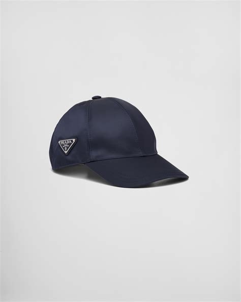 Navy Re Nylon Baseball Cap Prada