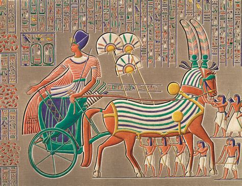 Histoire Le Char Signe Extérieur De Richesse Dans L’Égypte Antique