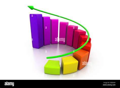 Rising Business Graph Stock Photo Alamy