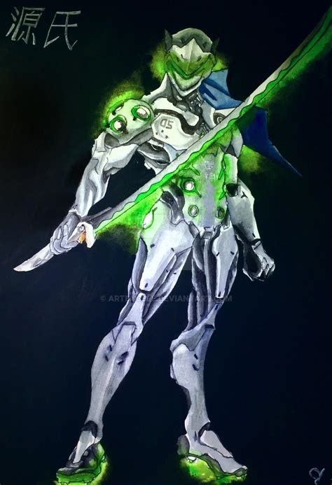 Genji Overwatch Artbycele By Artbycele On Deviantart