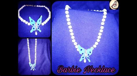 Diy Barbie Necklace For Kids How To Make Barbie Style Jewelry Tutorial