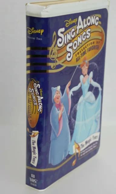 Disney Sing Along Songs The Magic Years Vhs Clam Shell Free