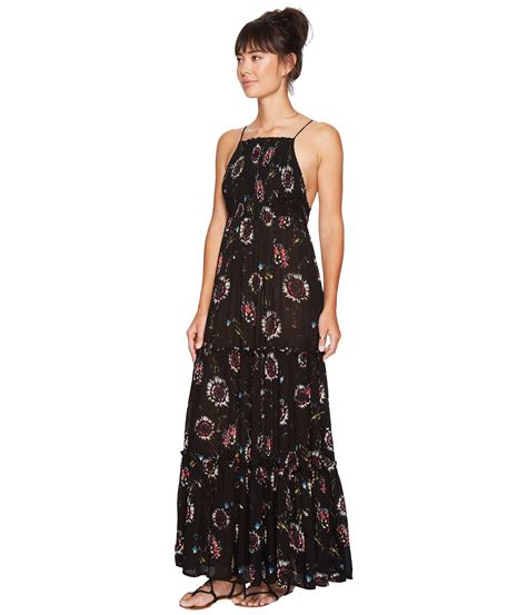 Free People Garden Party Maxi Dress In Black Combo Black Lyst