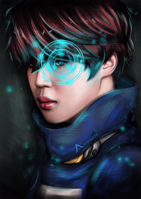 Cute Jimin Fanart X Wallpaper Teahub Io