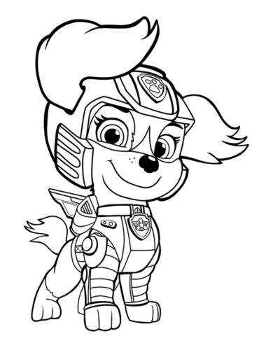 Free Printable Paw Patrol The Movie Coloring Pages