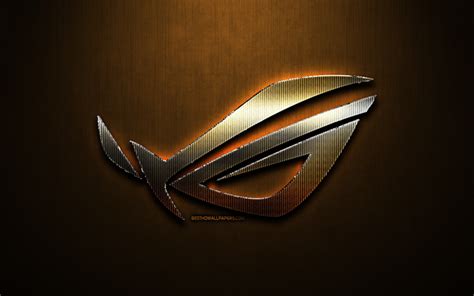 Download Wallpapers Rog Glitter Logo Creative Republic Of Gamers