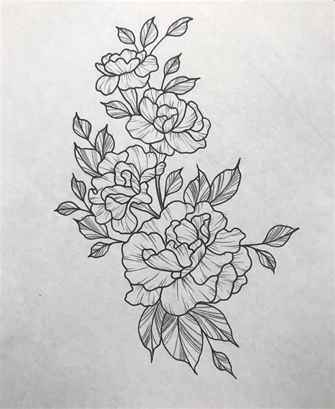 39 Stunning Carnation Flower Tattoo Outline Image Hd