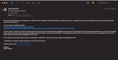 The Nigerian Prince Scam With A Russian Twist