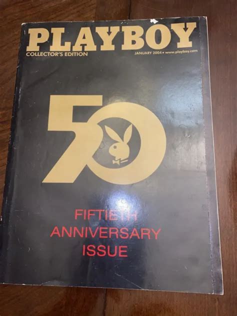 PLAYBOY COLLECTORS EDITION January 2004 50th Anniversary Issue Hunter S