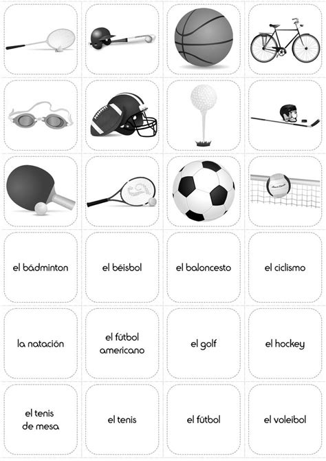 Sports In Spanish Los Deportes Activity Pack Learning Spanish