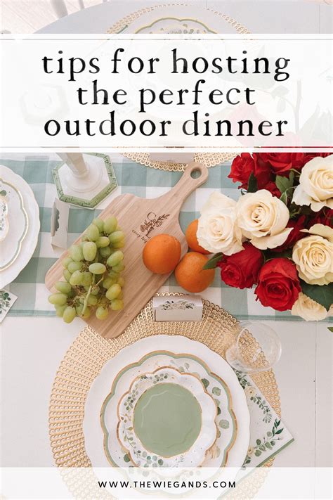 Hosting An Outdoor Dinner Party Casey Wiegand Of The Wiegands
