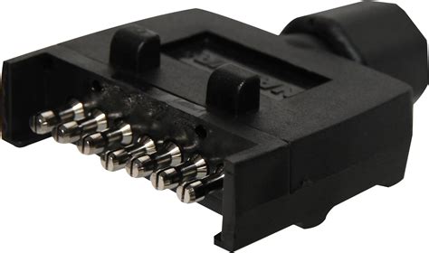 Some trailers come with different connectors for cars and some have different wiring styles. 7 Pin Plug for Trailer (Flat style)