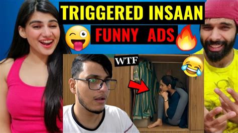 Triggered Insaan I Found The Funniest Indian Ads And Actually Tried Them 😜🤣 Reaction Youtube