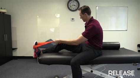 Seated Calf Stretch With Band Or Towel Youtube
