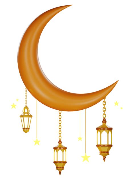 3d Islamic Lantern Illustration 12628551 Png